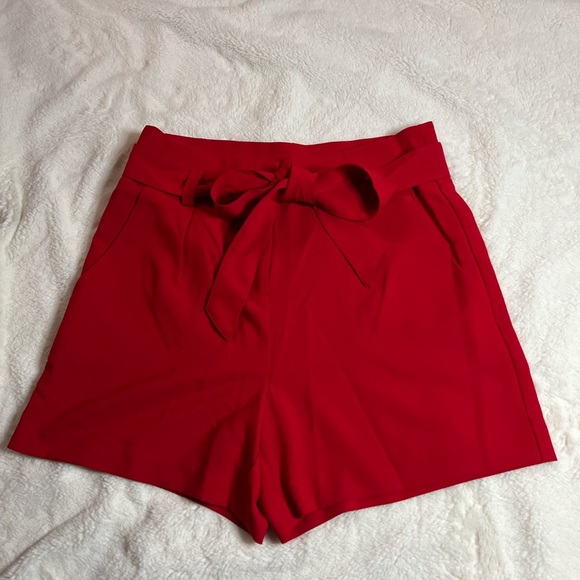Charlotte Russe Pants - Charlotte Russe Tie High Waisted Shorts